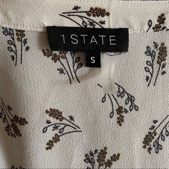 1. State Women’s Floral Long Sleeve Wrap Blouse - Picture 9 of 9